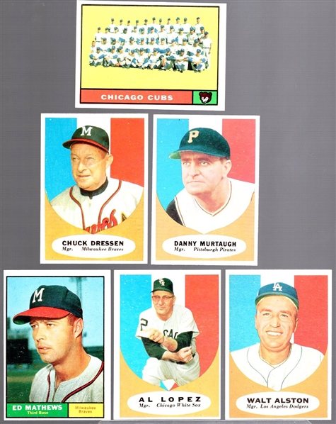 1961 Topps Bb- 6 Diff