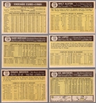 1961 Topps Bb- 6 Diff