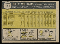 1961 Topps Bb- #141 Billy Williams RC, Cubs