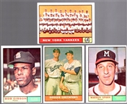 1961 Topps Bb- 4 Diff