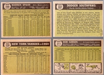 1961 Topps Bb- 4 Diff