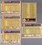 1961 Topps Bb- 5 Diff