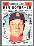1961 Topps Baseball- #573 Ken Boyer All Star- Hi#