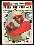 1961 Topps Baseball- #581 Frank Robinson All Star- Hi#