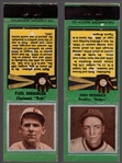 1934 Diamond Match- Baseball “Silver Border" Match Covers- 2 Diff