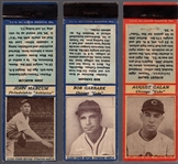 1935-36 Diamond Match- Baseball Match Covers- 3 Diff