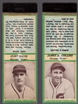 1936-37 Diamond Match- Baseball Match Covers- 2 Diff Chicago Cubs