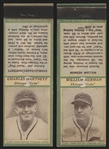 1936-37 Diamond Match- Baseball Match Covers- 2 Diff Chicago Cubs